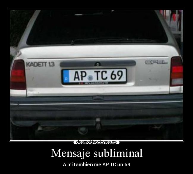 Mensaje subliminal -