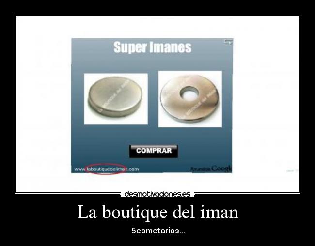 La boutique del iman - 5cometarios...