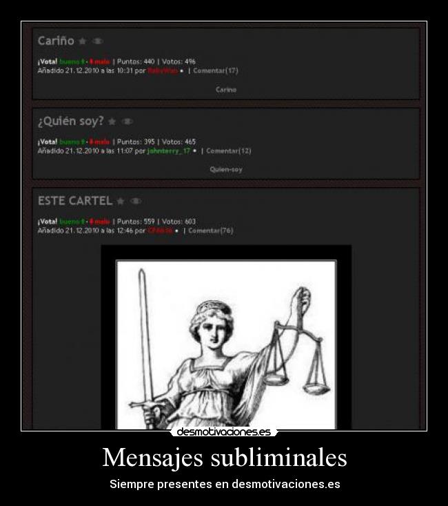 Mensajes subliminales -