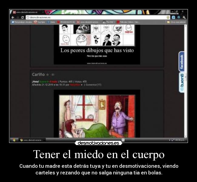 Tener el miedo en el cuerpo - 