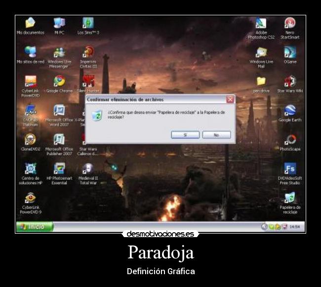 Paradoja - Definición Gráfica