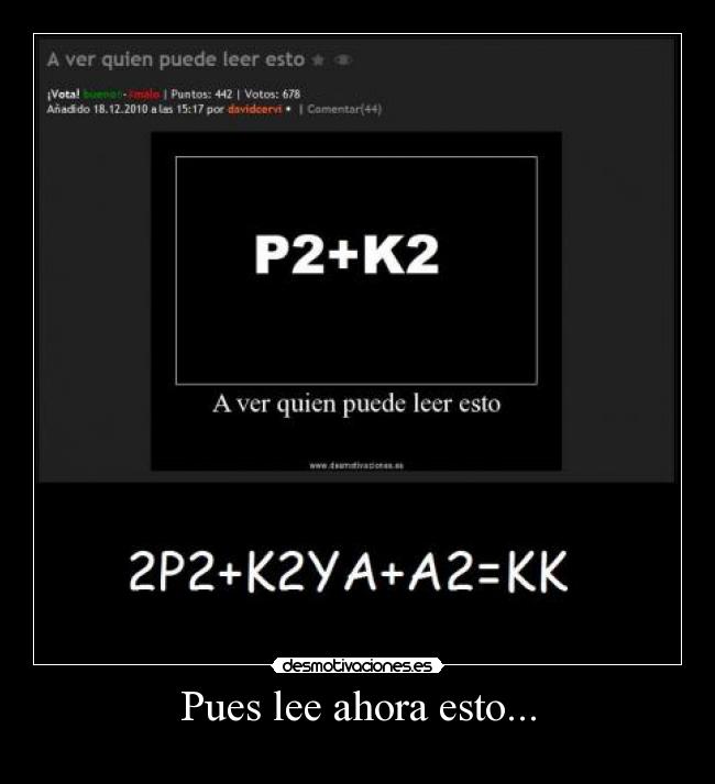 Pues lee ahora esto... - 