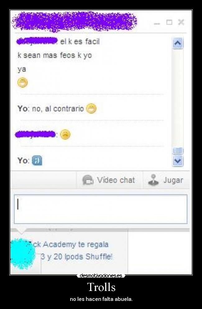 Trolls - no les hacen falta abuela.