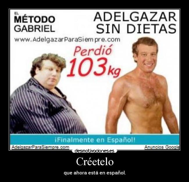 Créetelo - que ahora está en español.