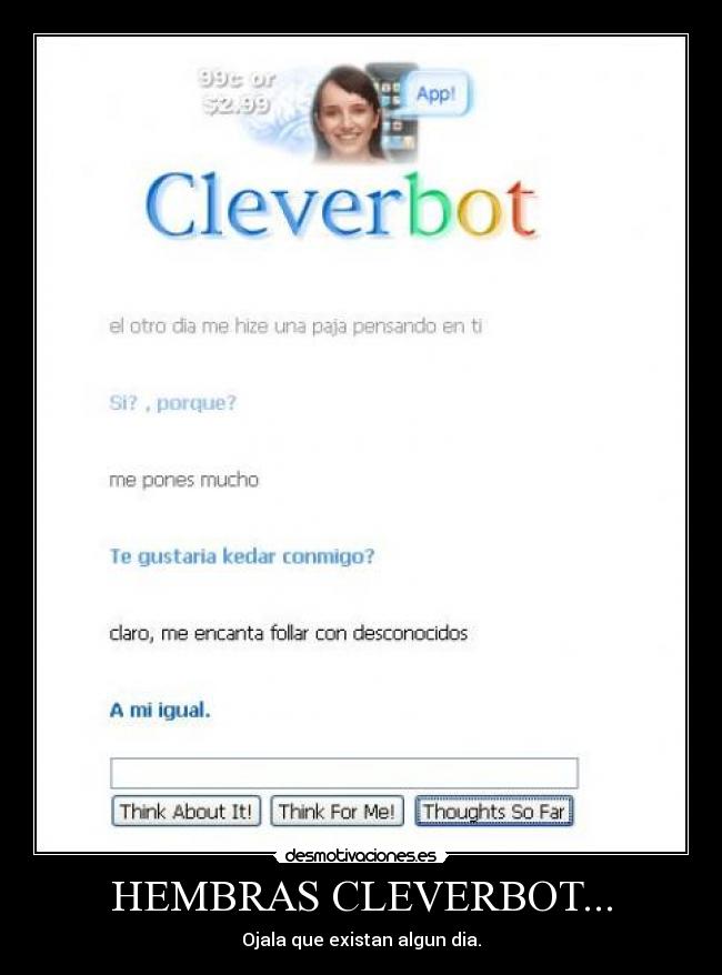 HEMBRAS CLEVERBOT... -