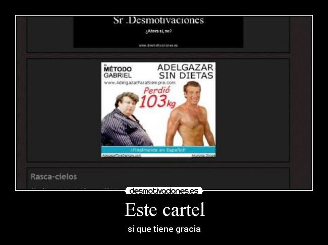 Este cartel - si que tiene gracia
