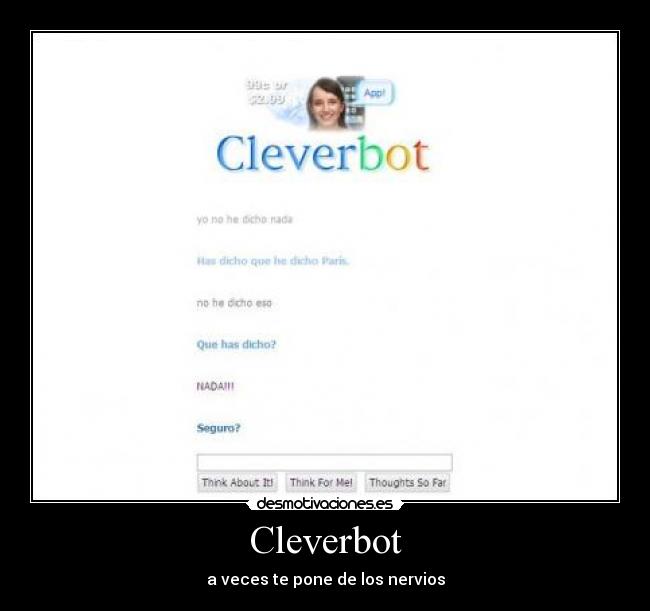 carteles cleverbot desmotivaciones
