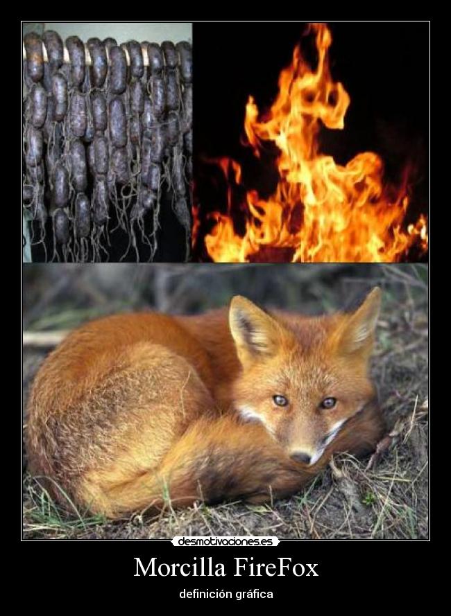 Morcilla FireFox - definición gráfica