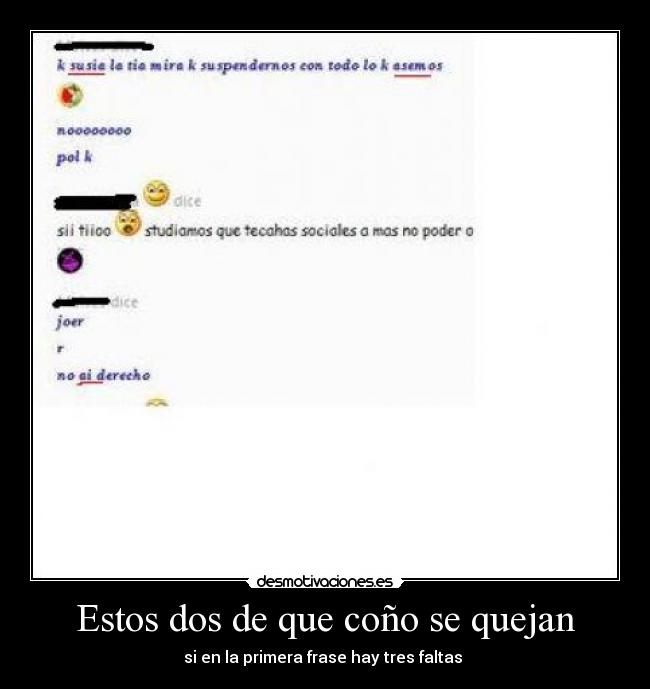 Estos dos de que coño se quejan - 