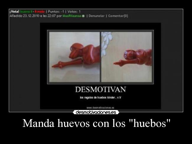 Manda huevos con los huebos - 