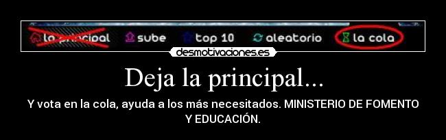 carteles deja principal desmotivaciones