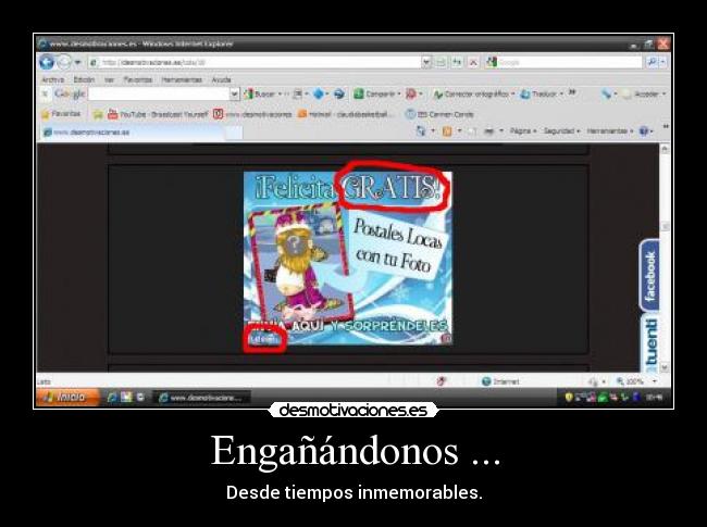 Engañándonos ... - 