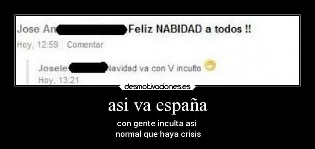 asi va españa -