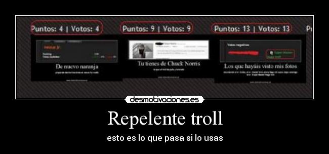Repelente troll -