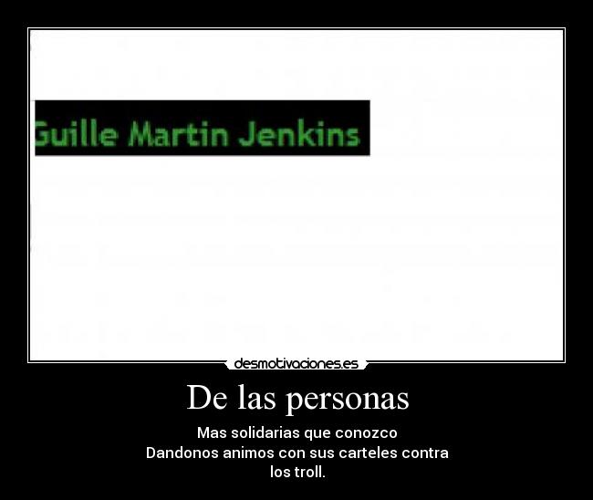 De las personas -
