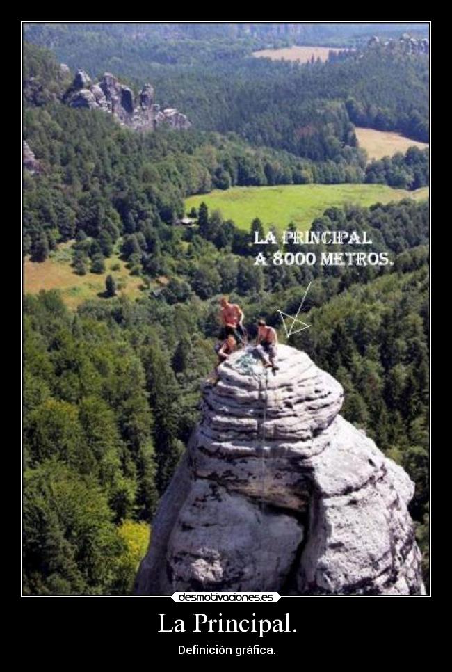 La Principal. - Definición gráfica.