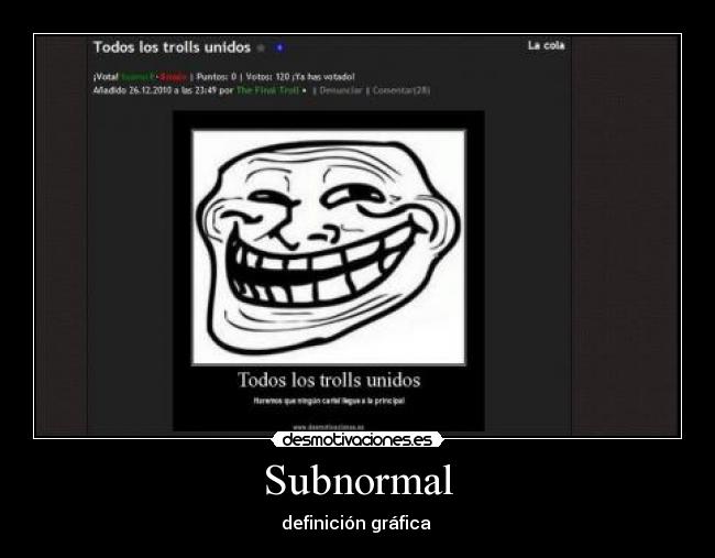 Subnormal -
