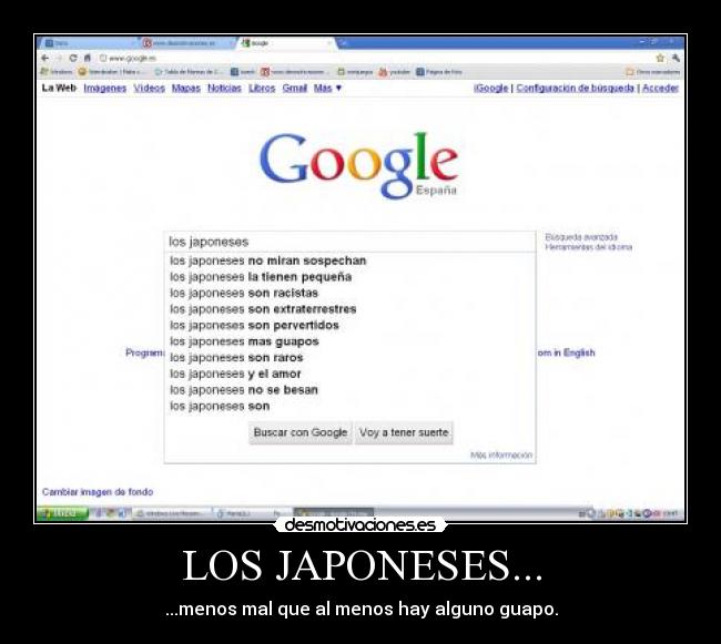 LOS JAPONESES... - 