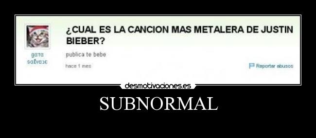 SUBNORMAL -