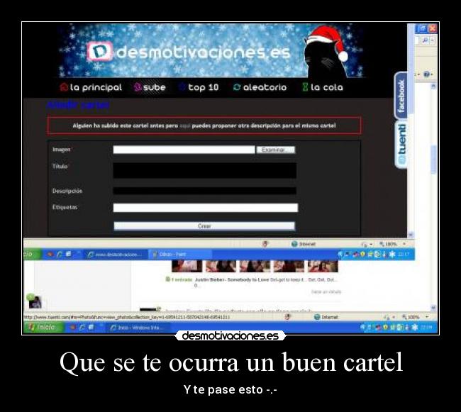 Que se te ocurra un buen cartel -