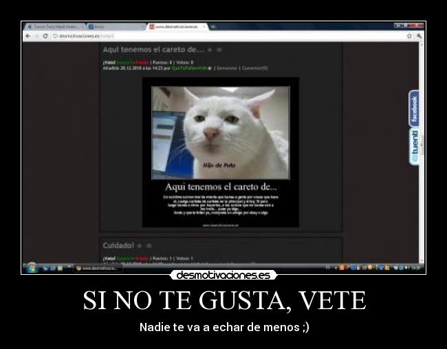 SI NO TE GUSTA, VETE -