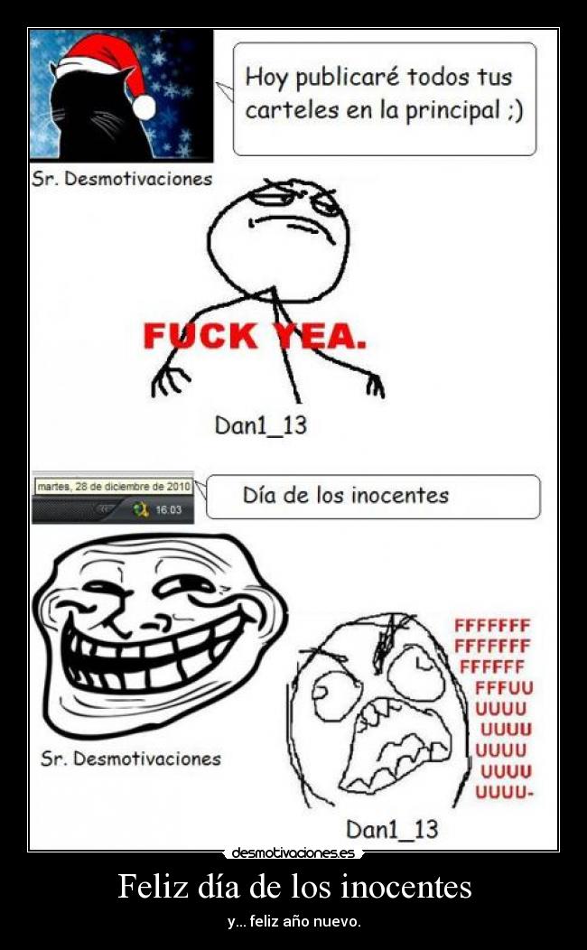 Feliz día de los inocentes -