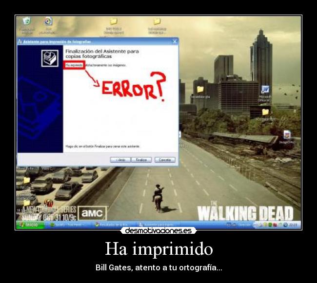 Ha imprimido - 