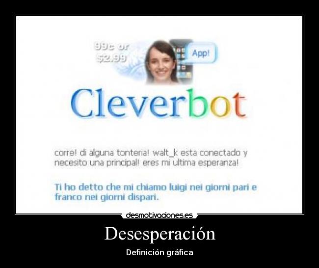 Desesperación - Definición gráfica