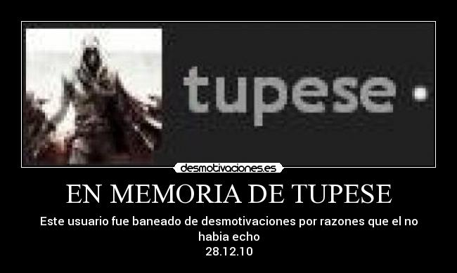 EN MEMORIA DE TUPESE - 