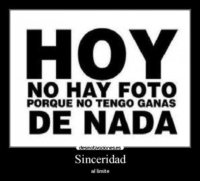 Sinceridad -