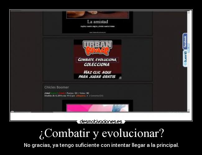 ¿Combatir y evolucionar? - 