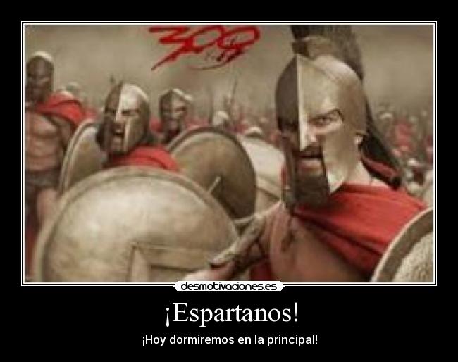 ¡Espartanos! -