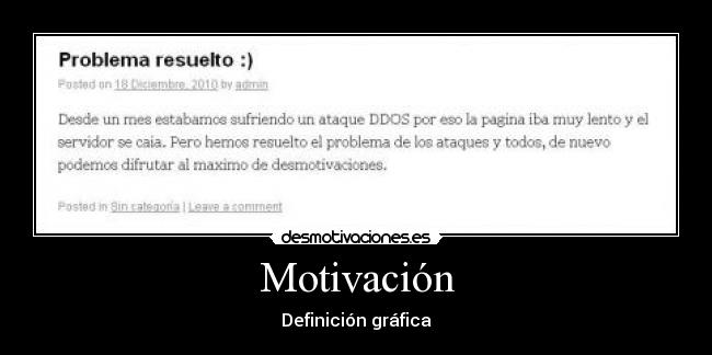 Motivación -