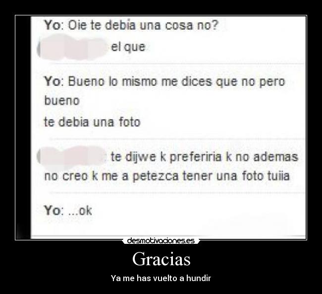 Gracias - Ya me has vuelto a hundir