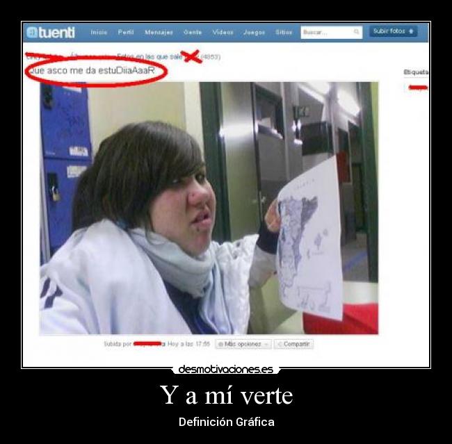 Y a mí verte - Definición Gráfica