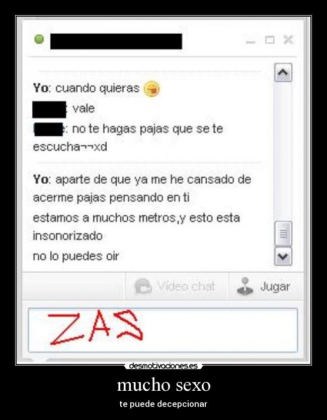 mucho sexo -