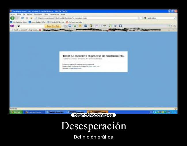 Desesperación - Definición gráfica