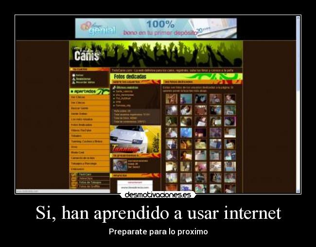Si, han aprendido a usar internet - Preparate para lo proximo