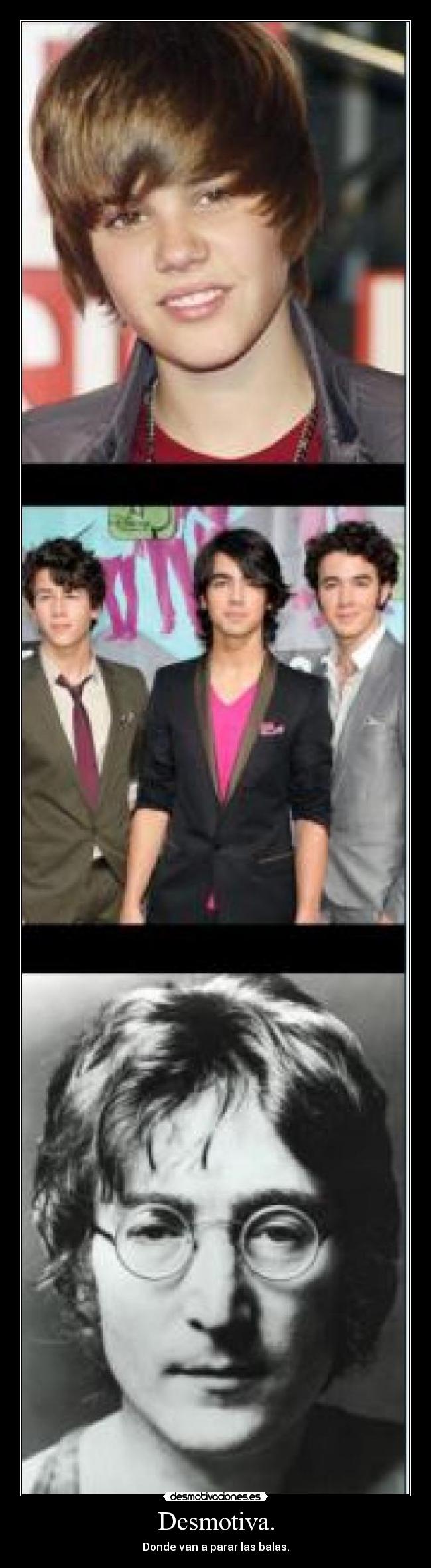 Desmotiva. - Donde van a parar las balas.