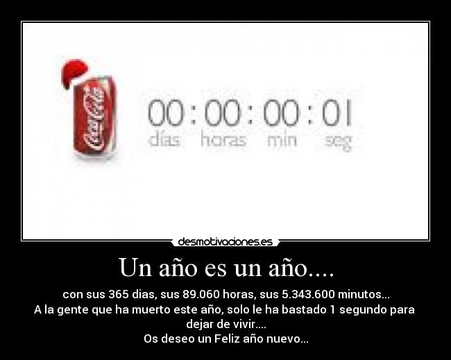 Un año es un año.... - 