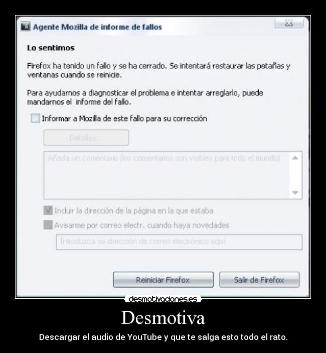 carteles firefox desmotiva listento desmotivaciones