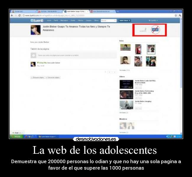 La web de los adolescentes -