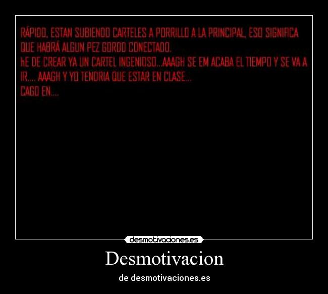 Desmotivacion - 