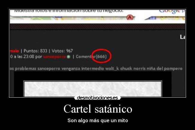 Cartel satánico - Son algo más que un mito