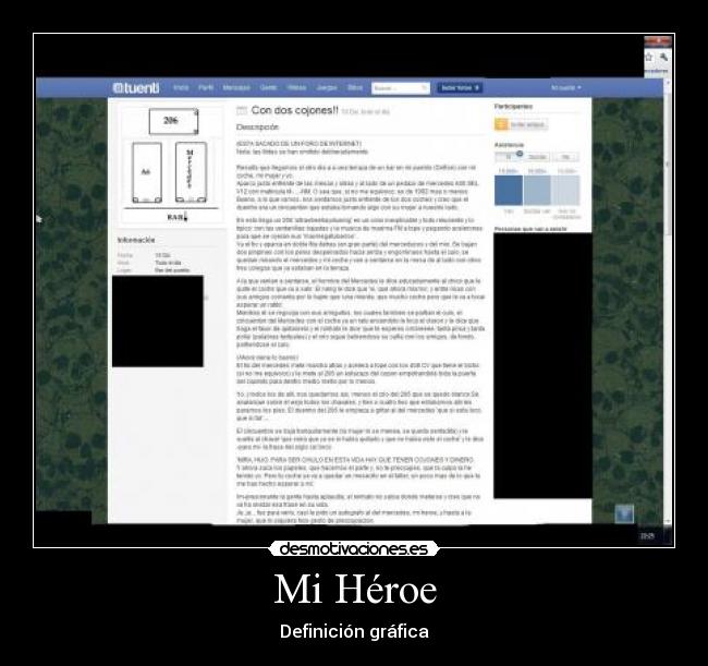 Mi Héroe - Definición gráfica