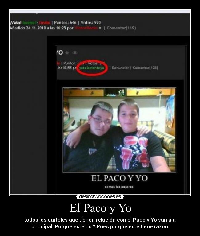 El Paco y Yo -