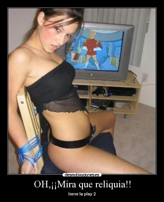 OH,¡¡Mira que reliquia!! - tiene la play 2