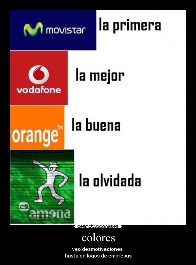 colores - veo desmotivaciones
hasta en logos de empresas