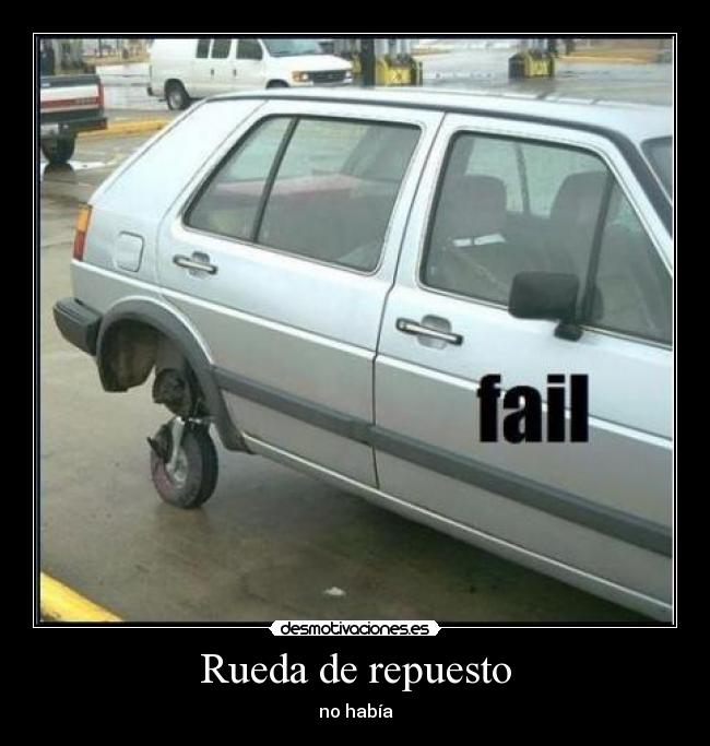 Rueda de repuesto - no había