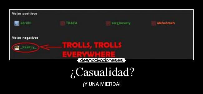 ¿Casualidad? -